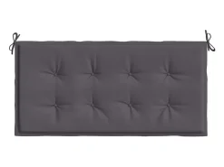 Cojín de banco de jardín tela Oxford 120x50x3 cm ES633261 Gris antracita