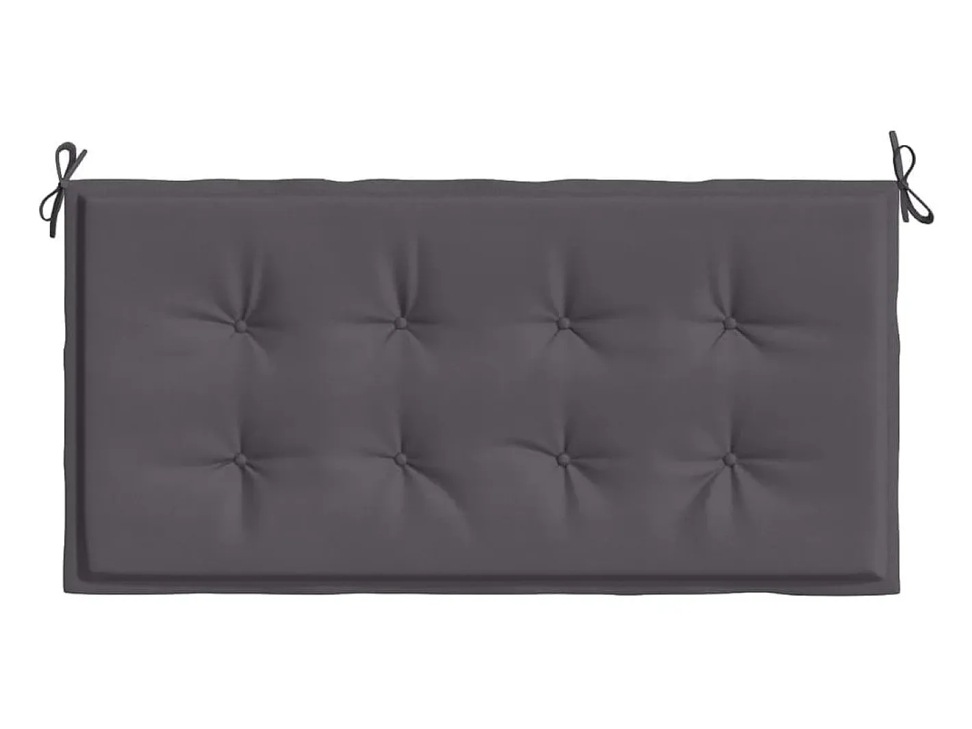 Cojín de banco de jardín tela Oxford 120x50x3 cm ES633261 Gris antracita