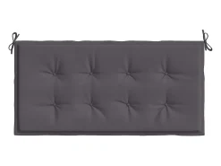 Ropa De Casa-Cojín de banco de jardín tela Oxford 100x50x3 cm ES453752 Gris antracita