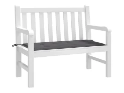 Ropa De Casa-Cojín de banco de jardín tela Oxford 100x50x3 cm ES453752 Gris antracita