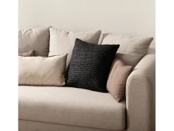 Ropa De Casa-Cojín de Fibra natural 45 x 45- Nomad Negro
