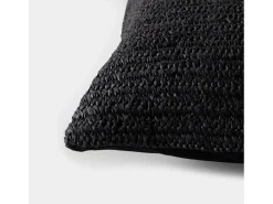 Ropa De Casa-Cojín de Fibra natural 45 x 45- Nomad Negro