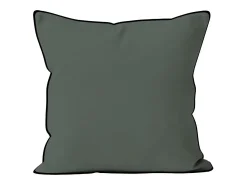 Soleil d'ocre Ropa De Casa-Cojín de microfibra lavada 60x60 cm BOHEME Verde