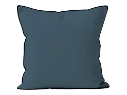 Soleil d'ocre Cojín de microfibra lavado 40x40 cm BOHEME pato Azul Sale