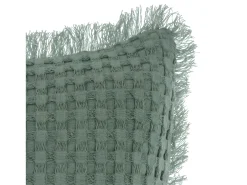 Online Atmosphera Cojín de panal de abeja Verde