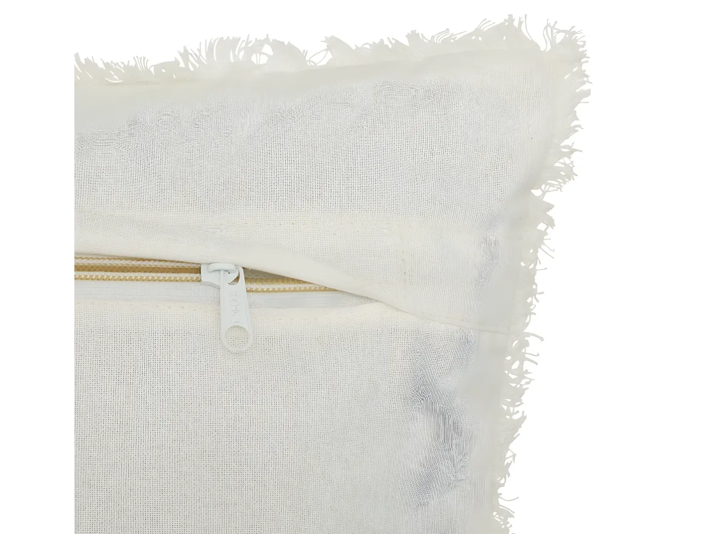 Atmosphera Cojín de panal de abeja Blanco Sale