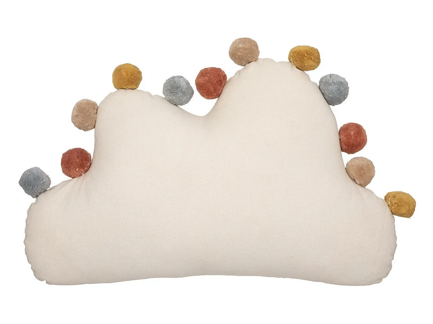 Atmosphera Cojín de poliéster beige 50x30x12cm Multicolor Discount