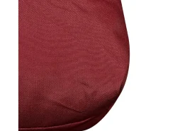 Clicnbuy Cojín de respaldo tapizado vino tinto 120x40x10 cm Rojo