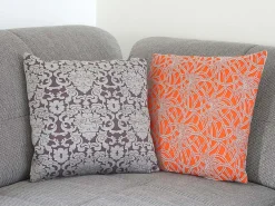 MCW Ropa De Casa-Cojín decorativo barroco + flores (lote de 2) Multicolor