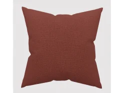 Sale Soleil d'ocre Cojín decorativo 45x45 cm Eclipse ladrillo, por Rojo