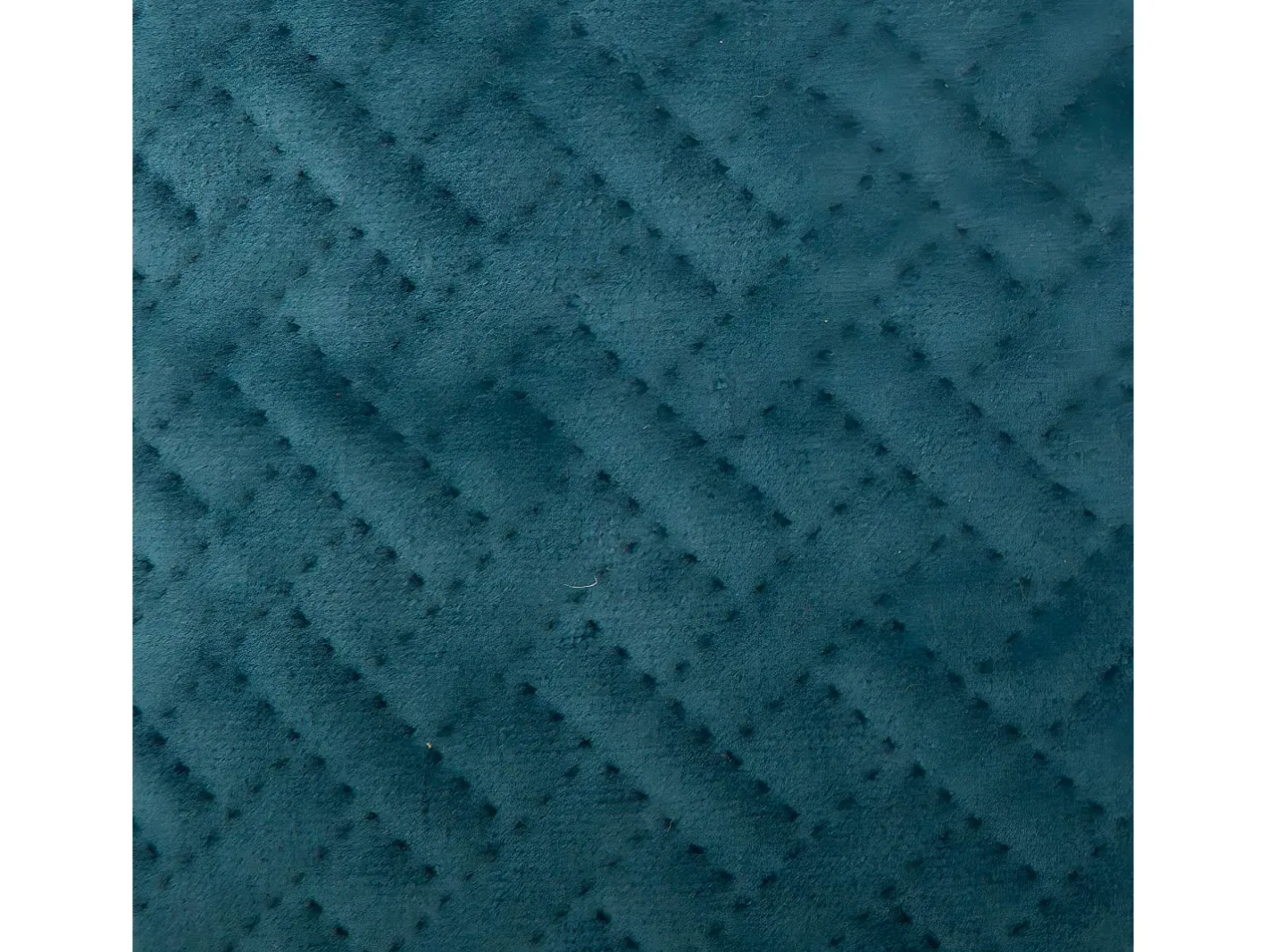 Atmosphera Cojín desenfundable de terciopelo texturizado Azul