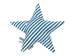 Sauthon Ropa De Casa-Cojín estrella de algodón Blanco