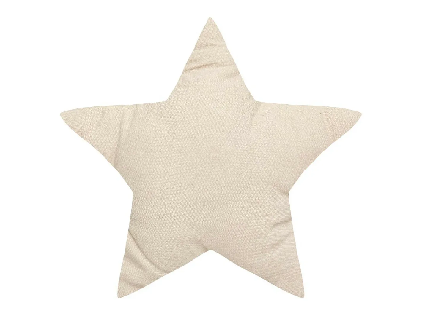Atmosphera Cojín estrella motivos metalizados Beige Hot