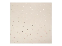 Atmosphera Cojín estrella motivos metalizados Beige Hot