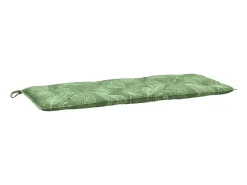 Ropa De Casa-Cojín para banco de jardín tela estampado de hojas 120x50x7 cm ES338049 Verde