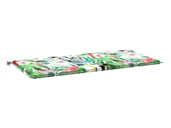 Cojín para banco de jardín tela Oxford 120x50x3 cm ES589772 Multicolor New