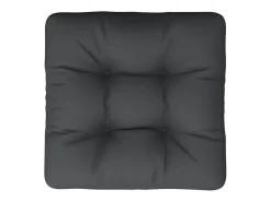 Clicnbuy Cojín para palets tela 60x60x12 cm Negro Hot