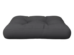 Clicnbuy Cojín para palets tela 60x60x12 cm Negro Hot