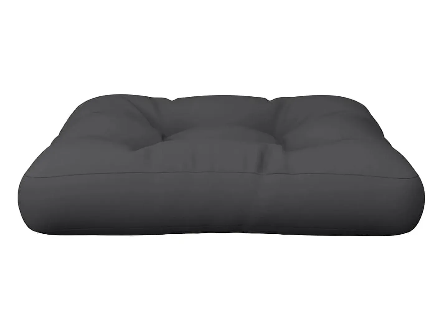Clicnbuy Cojín para palets tela 60x60x12 cm Negro Hot