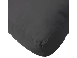 Clicnbuy Cojín para palets tela 70x40x12 cm Negro Hot