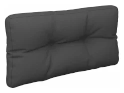 Clicnbuy Cojín para palets tela 70x40x12 cm Negro Hot