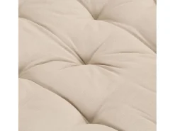 Clearance Clicnbuy Cojín para palés algodón 120x40x7 cm Beige