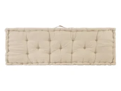 Clearance Clicnbuy Cojín para palés algodón 120x40x7 cm Beige