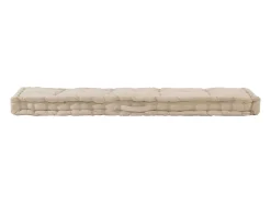Clearance Clicnbuy Cojín para palés algodón 120x40x7 cm Beige