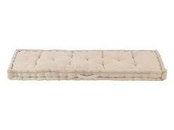 Cojín para palés algodón 120x40x7 cm ES484280 Beige Clearance