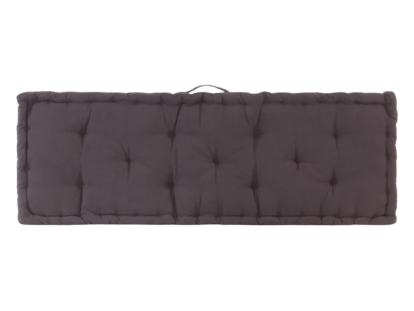 Hot Clicnbuy Cojín para palés algodón 120x40x7 cm Gris antracita