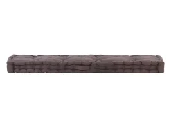 Hot Clicnbuy Cojín para palés algodón 120x40x7 cm Gris antracita