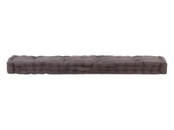 Cojín para palés algodón 120x40x7 cm ES509275 Gris antracita Discount