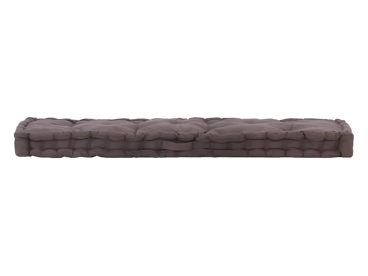 Cojín para palés algodón 120x40x7 cm ES509275 Gris antracita Discount