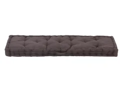 Cojín para palés algodón 120x40x7 cm ES509275 Gris antracita Discount