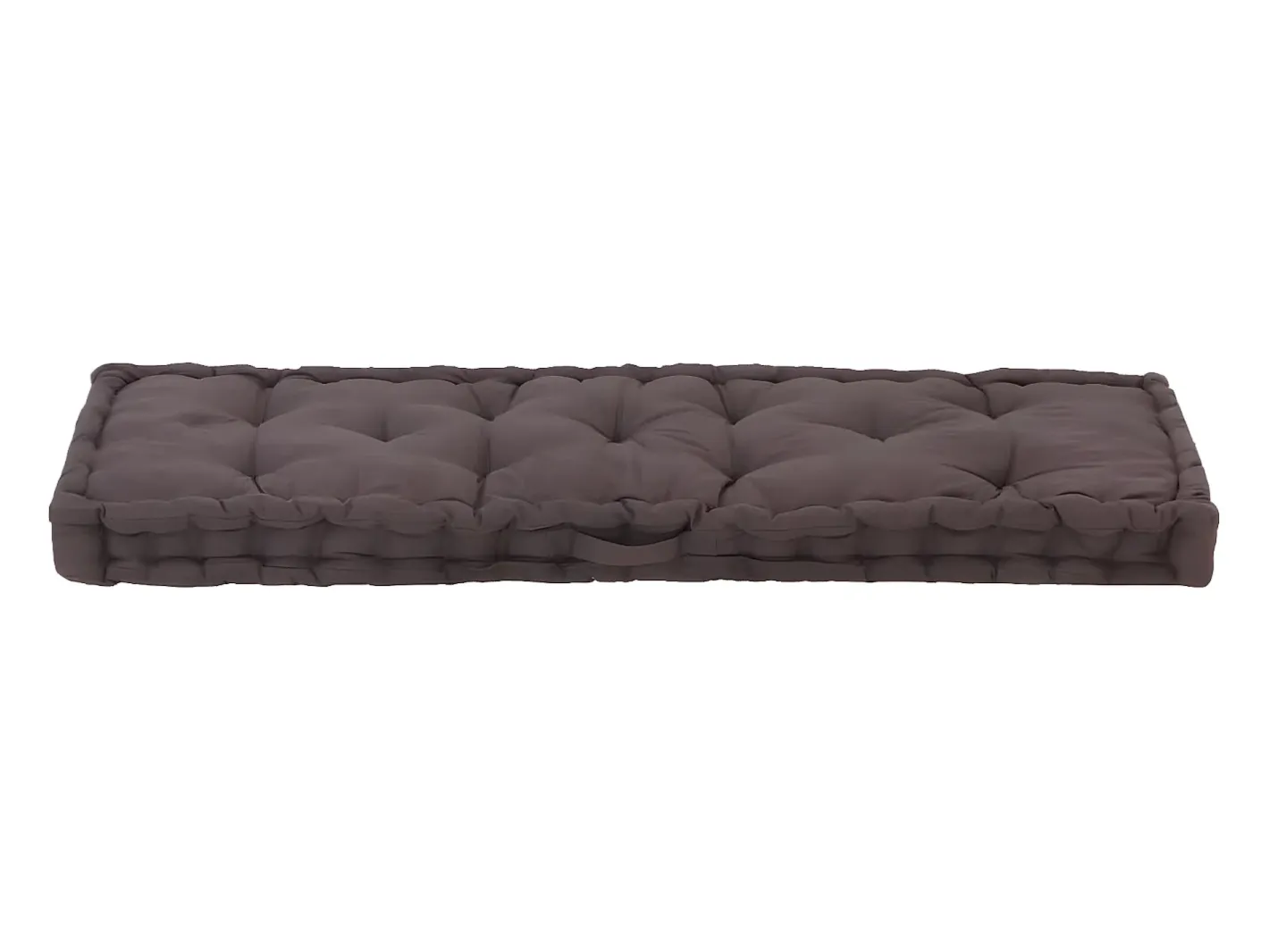 Cojín para palés algodón 120x40x7 cm ES509275 Gris antracita Discount