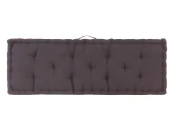 Cojín para palés algodón 120x40x7 cm ES509275 Gris antracita Discount