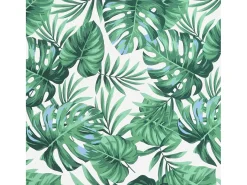Clearance Clicnbuy Cojín para palés tela estampado de hojas 60x40x12 cm Verde