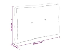 Best Clicnbuy Cojín para palés tela 50x40x12 cm Multicolor