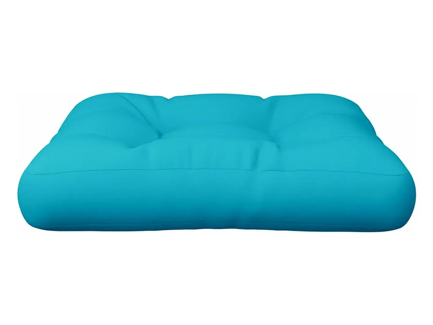 Discount Clicnbuy Cojín para palés tela Oxford turquesa 60x61,5x10 cm Azul turquesa