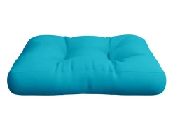 Discount Clicnbuy Cojín para palés tela Oxford turquesa 60x61,5x10 cm Azul turquesa