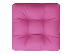 Clicnbuy Cojín para palés tela Oxford 58x58x10 cm Rosa