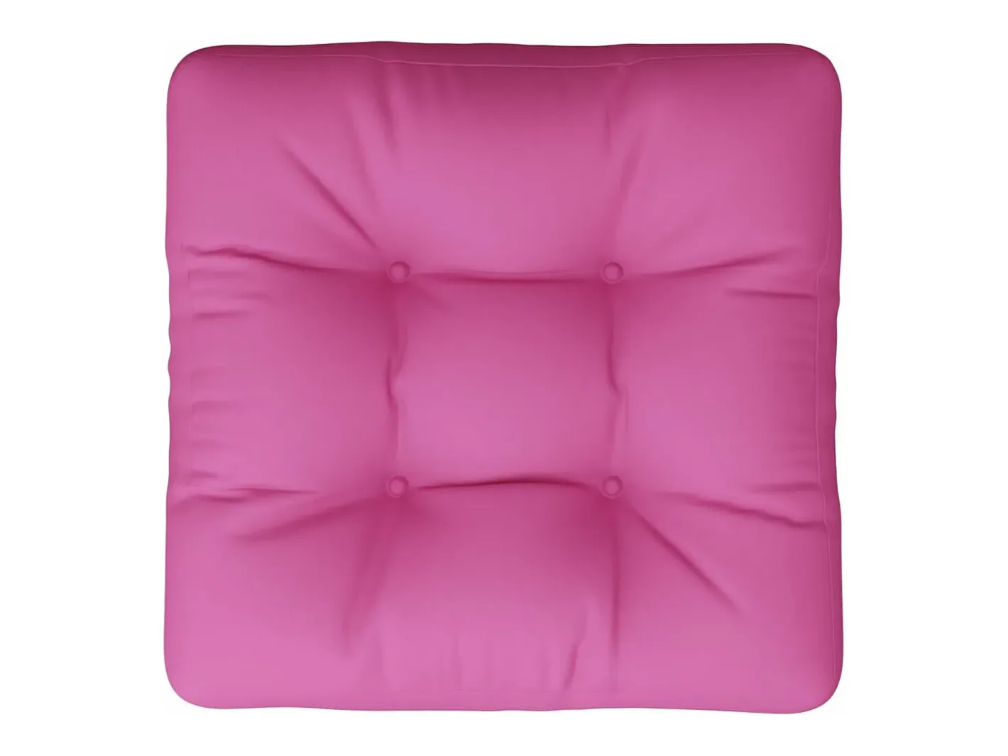 Clicnbuy Cojín para palés tela Oxford 58x58x10 cm Rosa