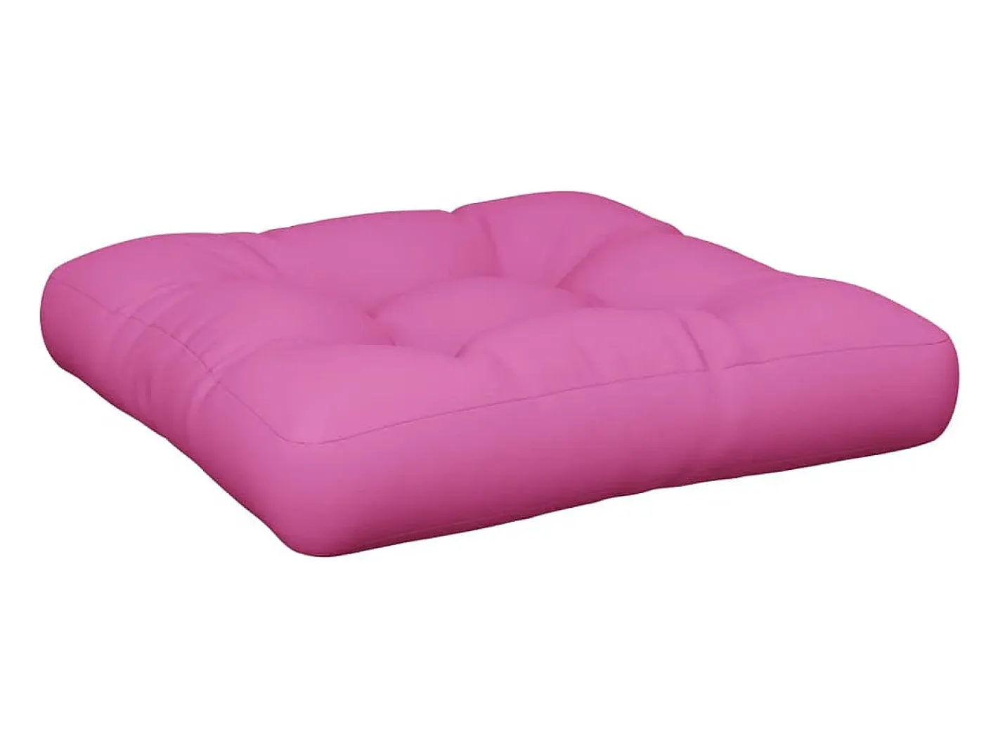 Clicnbuy Cojín para palés tela Oxford 58x58x10 cm Rosa