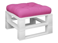 Clicnbuy Cojín para palés tela Oxford 58x58x10 cm Rosa