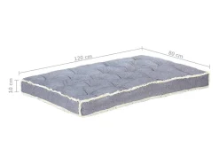 Outlet Clicnbuy Cojín para sofá de palets 120x80x10 cm Azul
