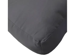 Clicnbuy Cojín para sofá de palets de tela antracita 50x40x12 cm Gris antracita Best