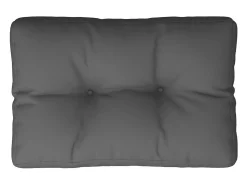 Clicnbuy Cojín para sofá de palets de tela antracita 50x40x12 cm Gris antracita Best