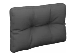 Clicnbuy Cojín para sofá de palets de tela antracita 50x40x12 cm Gris antracita Best