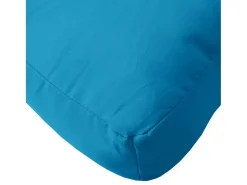 Clicnbuy Ropa De Casa-Cojín para sofá de palets de tela claro 70x40x12 cm Azul