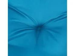Clicnbuy Ropa De Casa-Cojín para sofá de palets de tela claro 70x40x12 cm Azul